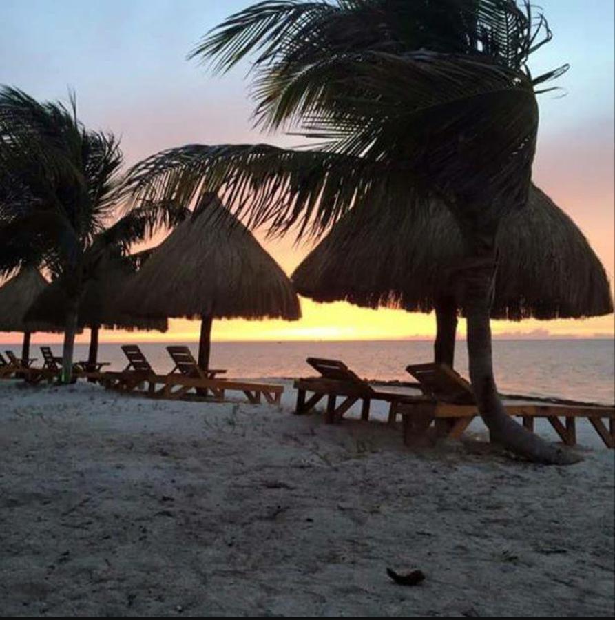 Cabanas Perla Escondida Hotel Dzilam de Bravo Buitenkant foto