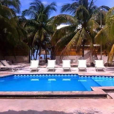 Cabanas Perla Escondida Hotel Dzilam de Bravo Buitenkant foto