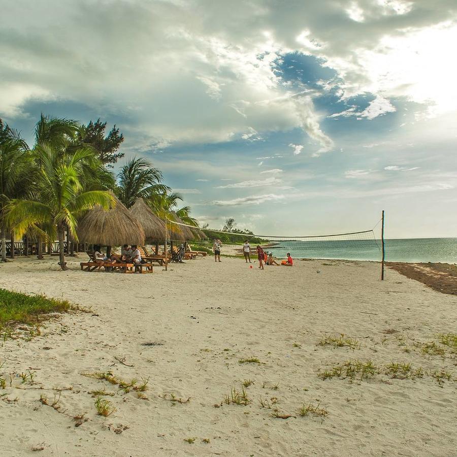 Cabanas Perla Escondida Hotel Dzilam de Bravo Buitenkant foto